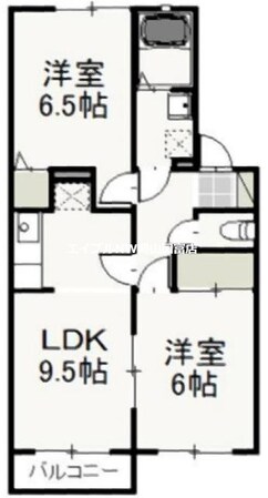 サンシャイン中井Ｂの物件間取画像